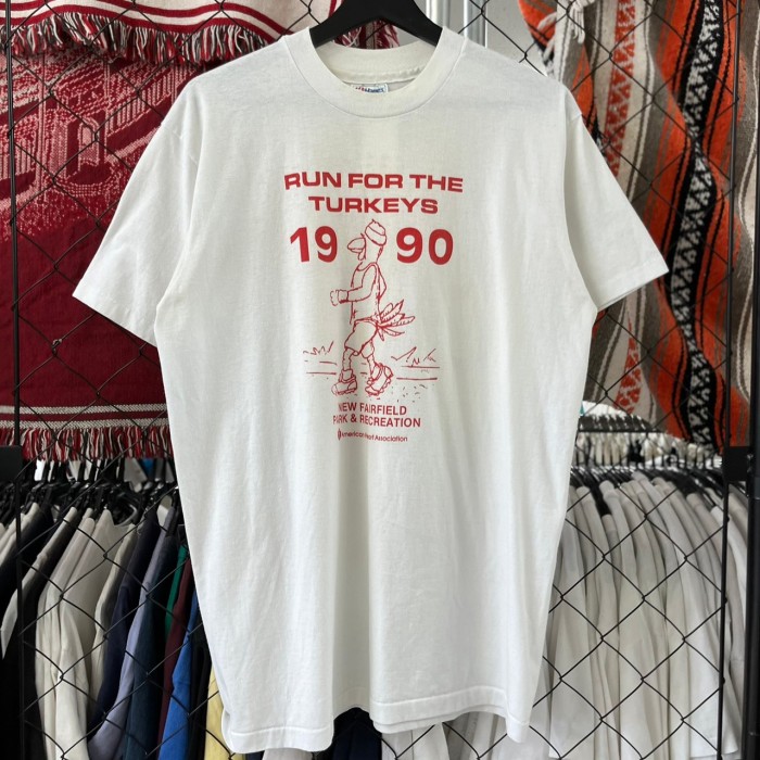 90s USA製 アニマル系 半袖Tシャツ シングルステッチ デザインプリント