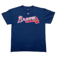 Msize MLB BRACES #5 FREEMAN TEE アトランタブレーブス　ベースボール　フリーマン マジェスティック 野球　Tシャツ | Vintage.City 古着屋、古着コーデ情報を発信