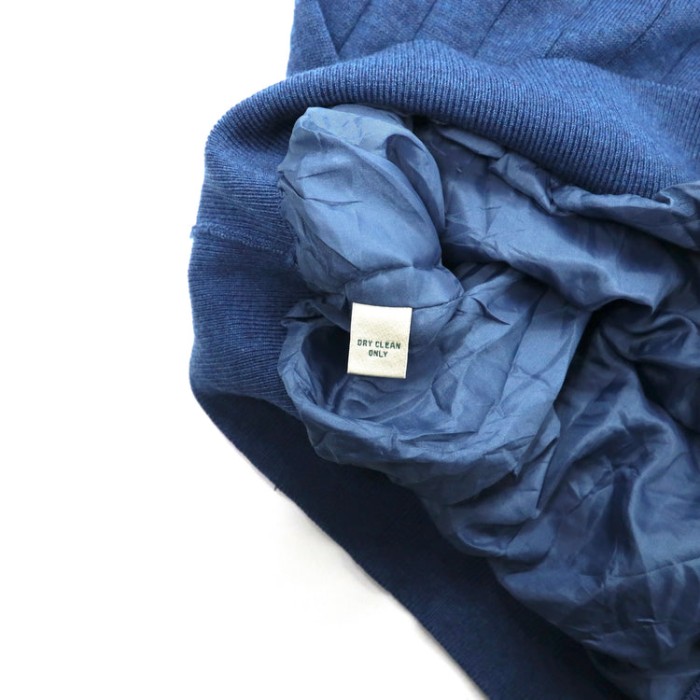 FAIRWAY & GREENE ハーフジップニット ハイネック セーター XL ブルー イタリアンメリノウール ビッグサイズ | Vintage.City 빈티지숍, 빈티지 코디 정보