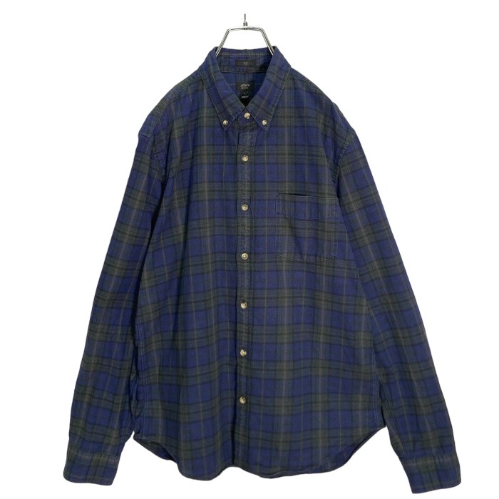 90-00s J.CREW L/S check oxford shirt | Vintage.City 古着屋、古着コーデ情報を発信