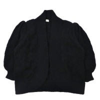 carven モヘアニット カーディガン ボレロ M ブラック ウール 80年代 日本製 | Vintage.City 古着屋、古着コーデ情報を発信