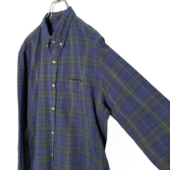 90-00s J.CREW L/S check oxford shirt | Vintage.City 빈티지숍, 빈티지 코디 정보