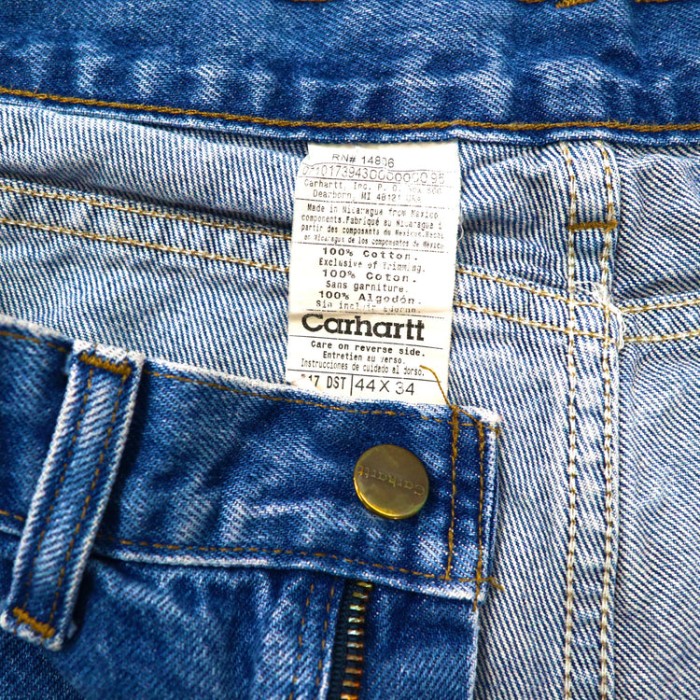 carhartt バギーデニムパンツ 44 ブルー アイスウォッシュ 90年代 メキシコ製 | Vintage.City 古着屋、古着コーデ情報を発信