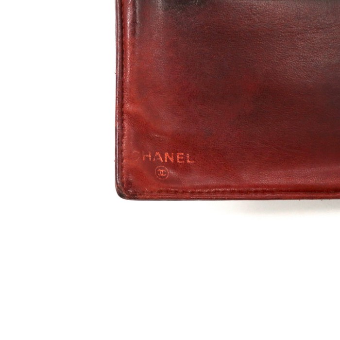 CHANEL 2つ折り財布 がま口 レッド キャビアスキン レザー ココマーク A13498 フランス製 | Vintage.City 古着屋、古着コーデ情報を発信
