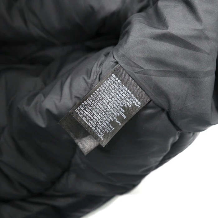 THE NORTH FACE ダウンジャケット L ブラック ナイロン 550フィルパワー ワンポイントロゴ刺繍 | Vintage.City 古着屋、古着コーデ情報を発信