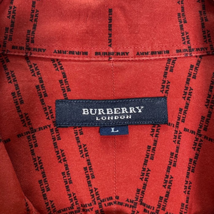 BURBERRY LONDON L/S font check design shirt | Vintage.City 古着屋、古着コーデ情報を発信