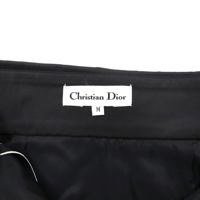 Christian Dior ハイウエスト ラップスカート M ブラック コットン 252CKP12 | Vintage.City 빈티지숍, 빈티지 코디 정보