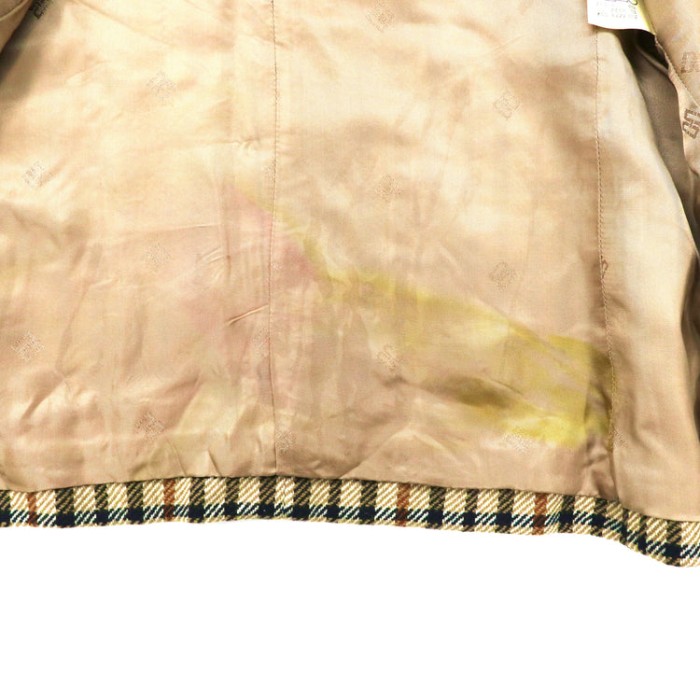 DAKS 2Bツイードジャケット セットアップ スカートスーツ 9AB2 ベージュ チェック ウール オールド 日本製 | Vintage.City 빈티지숍, 빈티지 코디 정보