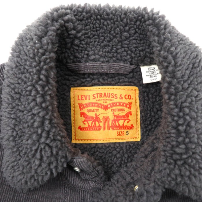 Levi's コーデュロイ ボアジャケット S グレー 16953-0001 | Vintage.City 古着屋、古着コーデ情報を発信