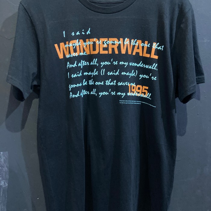 oasis 1000枚限定 1995年製 WONDER WALL Tシャツ Mサイズ 436/1000枚 バンドT | Vintage.City 古着屋、古着コーデ情報を発信