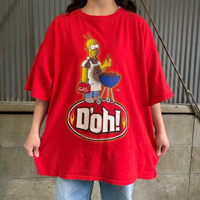 00年代 The Simpsons ホーマー・シンプソンズ キャラクター Tシャツ ...