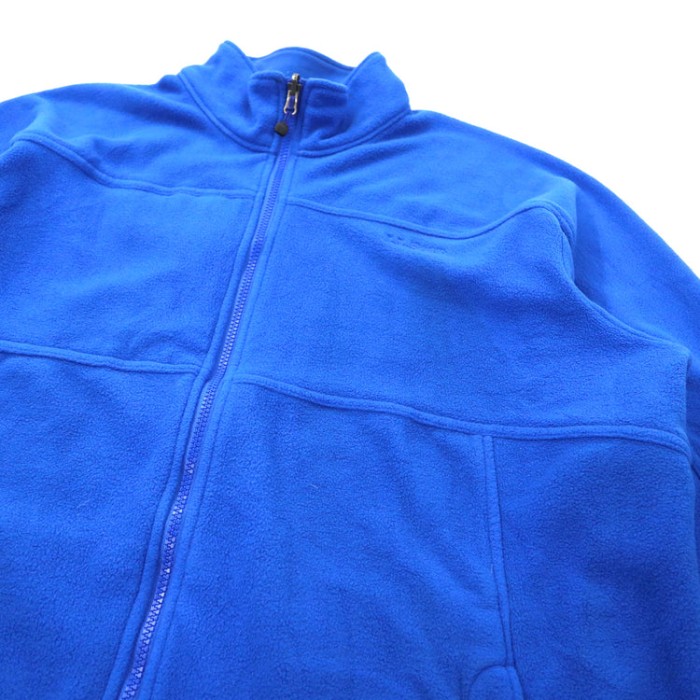 L.L.Bean フルジップ フリースジャケット XL ブルー ポリエステル ロゴ刺繍 ビッグサイズ | Vintage.City 古着屋、古着コーデ情報を発信