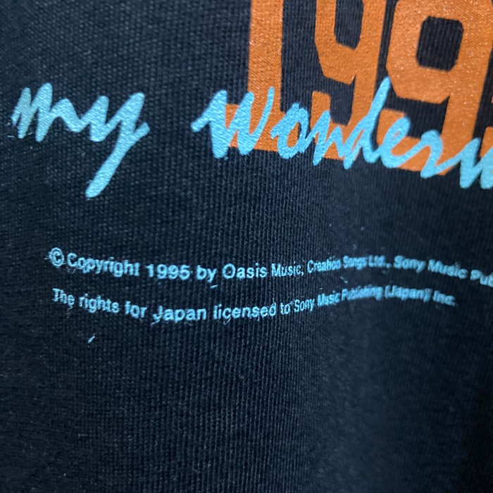 oasis 1000枚限定 1995年製 WONDER WALL Tシャツ Mサイズ 436/1000枚 バンドT | Vintage.City 古着屋、古着コーデ情報を発信