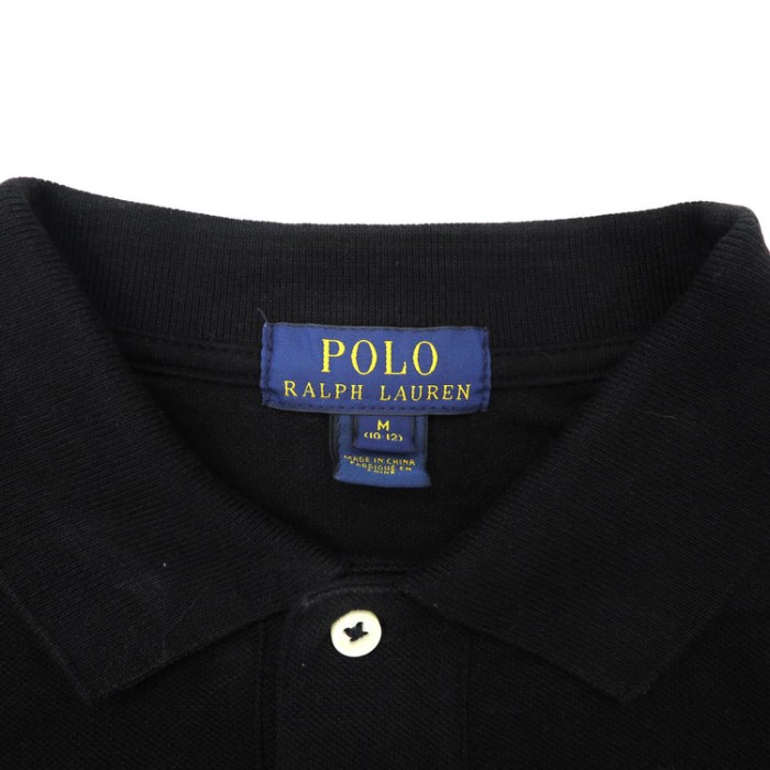 POLO RALPH  LAUREN ポロシャツ M ブラック コットン スモールポニー刺繍 | Vintage.City ヴィンテージ 古着