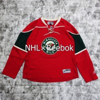 NHL×Reebok ゲームシャツ XL レッド 長袖 ワッペン レースアップ 7884 | Vintage.City 빈티지숍, 빈티지 코디 정보