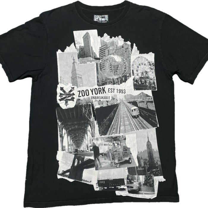ZOO YORK 半袖プリントTシャツ ブラック Mサイズ | Vintage.City 빈티지숍, 빈티지 코디 정보