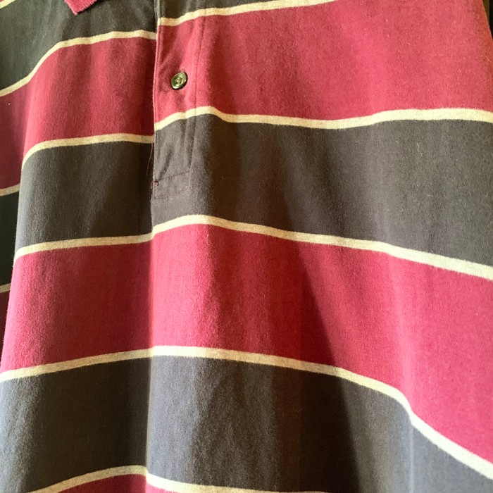 ST.JOHN'S BAY ボーダー ロングスリーブ ポロシャツ | Vintage.City 빈티지숍, 빈티지 코디 정보