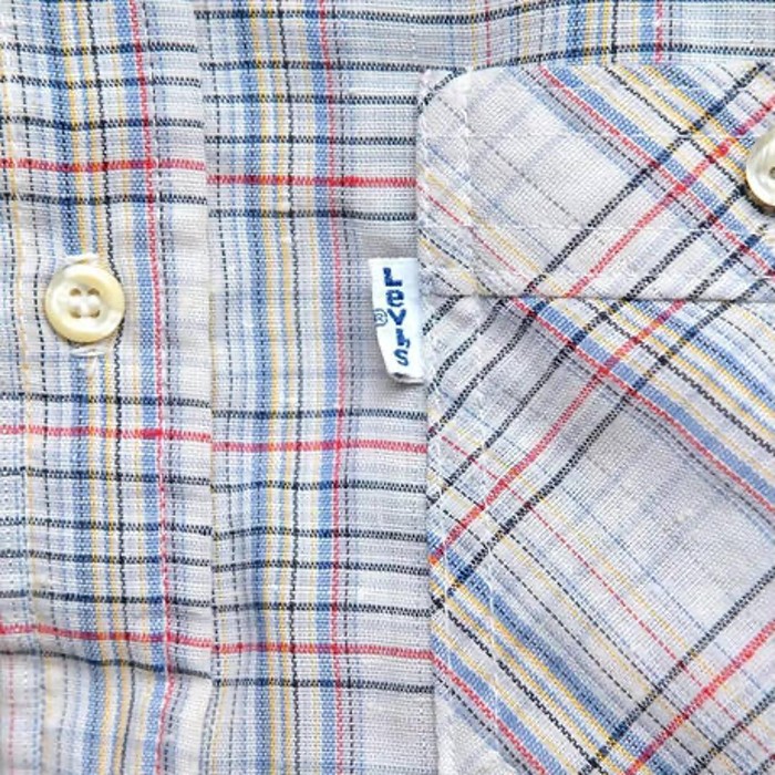 Levi's80sコットンポリL/SシャツMade In USA | Vintage.City 古着屋、古着コーデ情報を発信