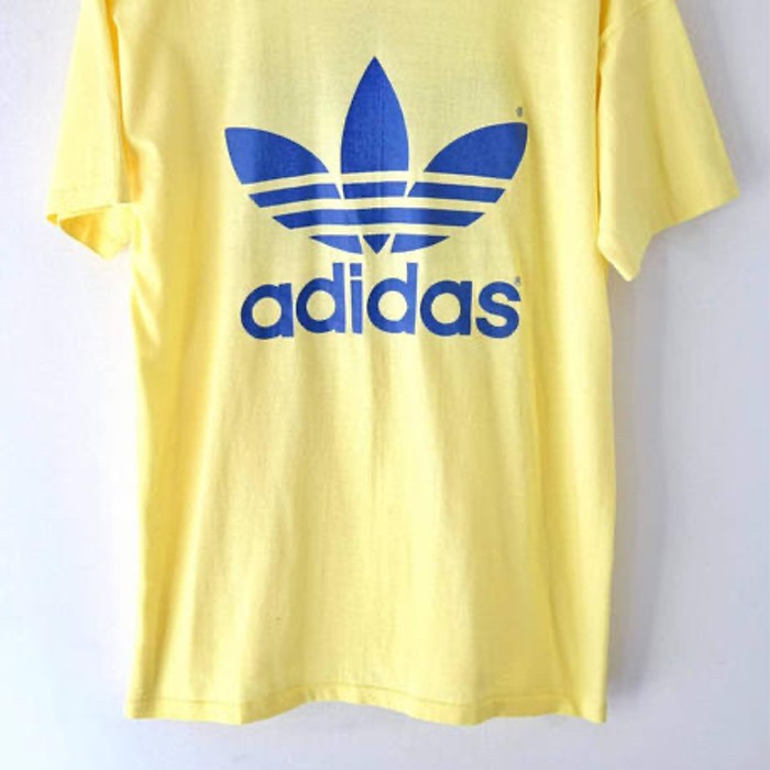 Adidas80s コットンポリトレフォイルTシャツMade In USA | Vintage.City 빈티지숍, 빈티지 코디 정보