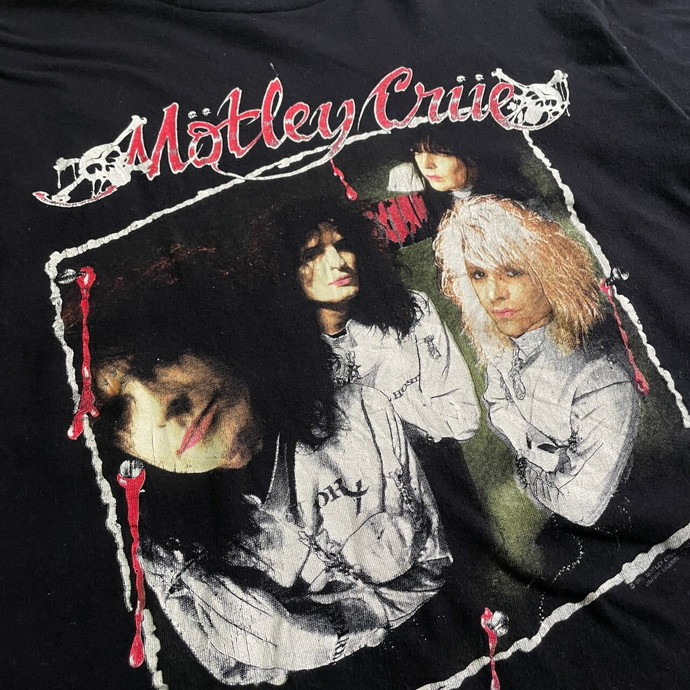 80s 当時物 Motley Crue バンドTシャツ モトリー・クルー山田のメルカリ出品
