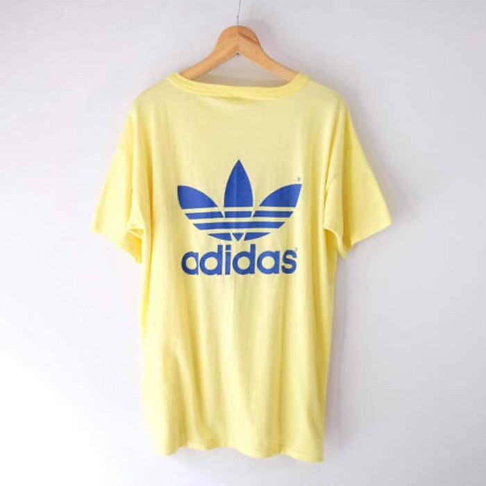 Adidas80s コットンポリトレフォイルTシャツMade In USA | Vintage.City 古着屋、古着コーデ情報を発信