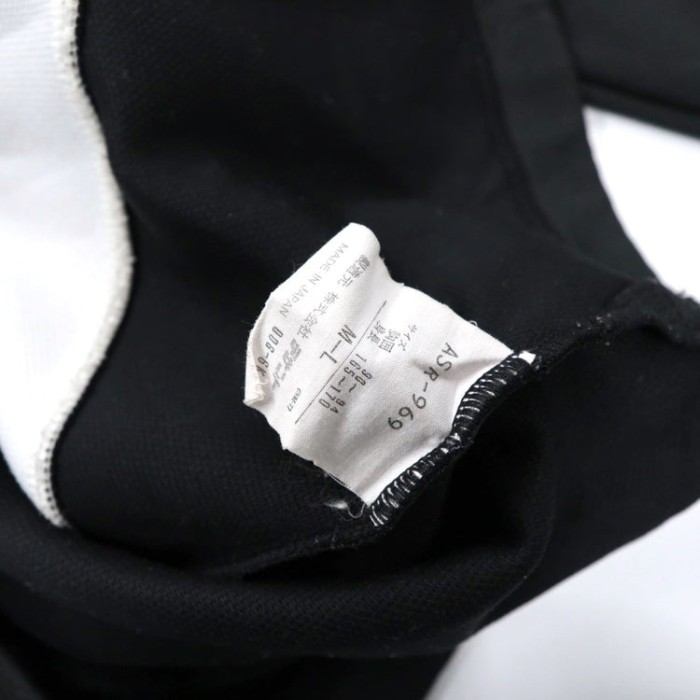adidas ハーフジップ トラックジャケット M-L ブラック ポリエステル ロゴ刺繍 デサント社製 90年代 日本製 | Vintage.City 古着屋、古着コーデ情報を発信