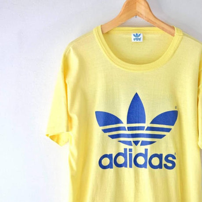 Adidas80s コットンポリトレフォイルTシャツMade In USA | Vintage.City 빈티지숍, 빈티지 코디 정보