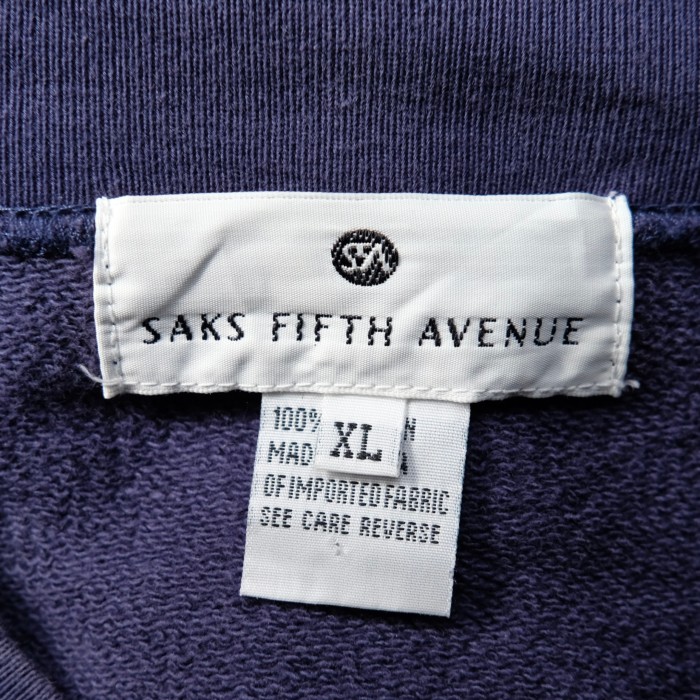 SAKS FIFTH AVENUE 90sコットンスウェットシャツ | Vintage.City