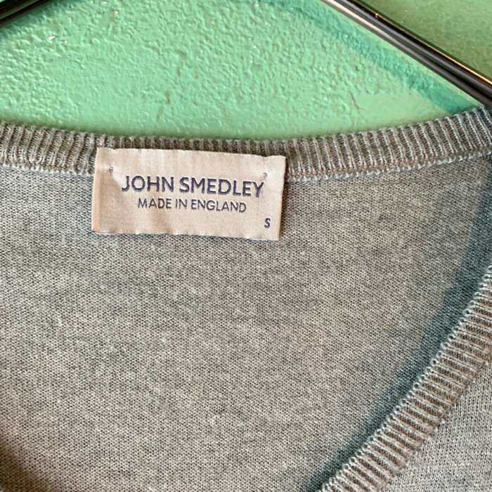JOHN SMEDLEY Vネック コットンニット | Vintage.City 古着屋、古着コーデ情報を発信
