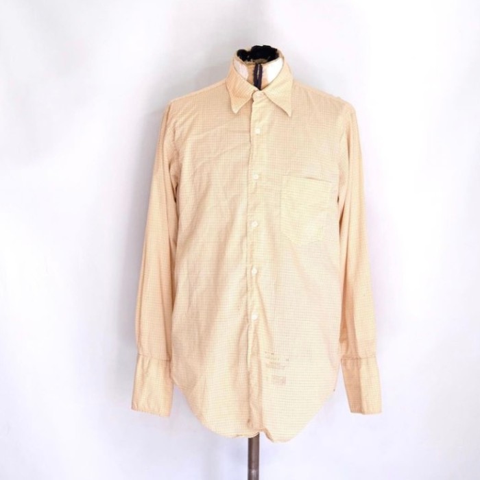 GANT 70sコットンカフスシャツ　MADE  IN GREAT BRITAIN | Vintage.City 빈티지숍, 빈티지 코디 정보