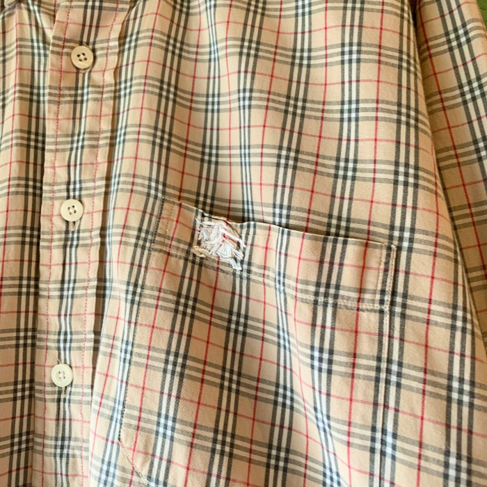 90s Burberry B.D コットンチェックシャツ | Vintage.City 빈티지숍, 빈티지 코디 정보
