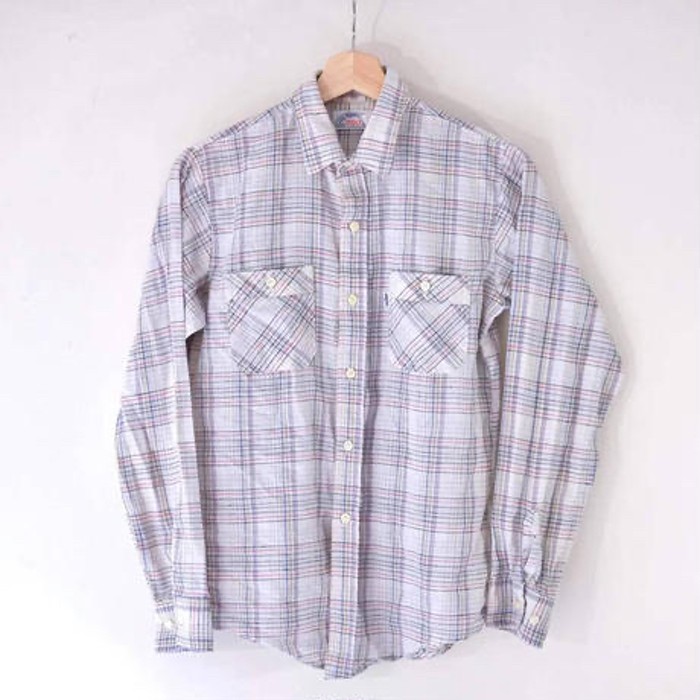 Levi's80sコットンポリL/SシャツMade In USA | Vintage.City 古着屋、古着コーデ情報を発信