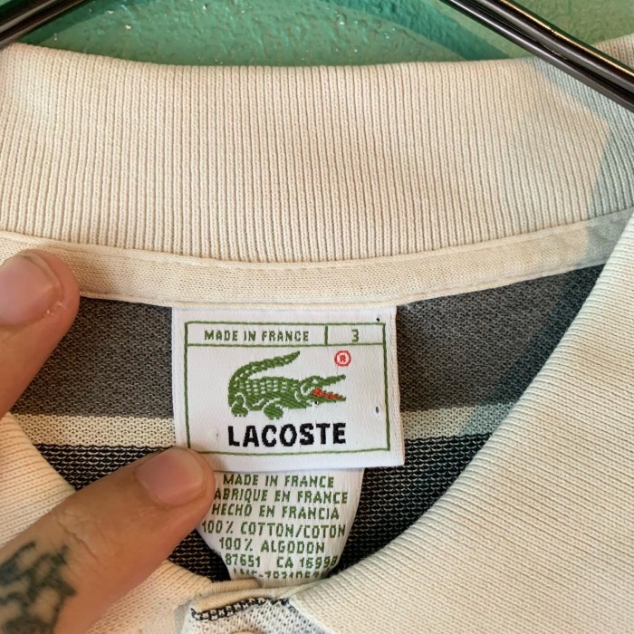 70s French LACOSTE デザイン ポロシャツ | Vintage.City 빈티지숍, 빈티지 코디 정보