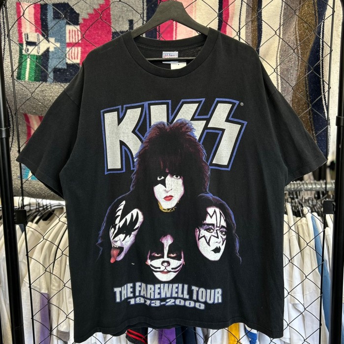 00s KISS バンド系 半袖Tシャツ バンT プリントデザイン ツアー XL