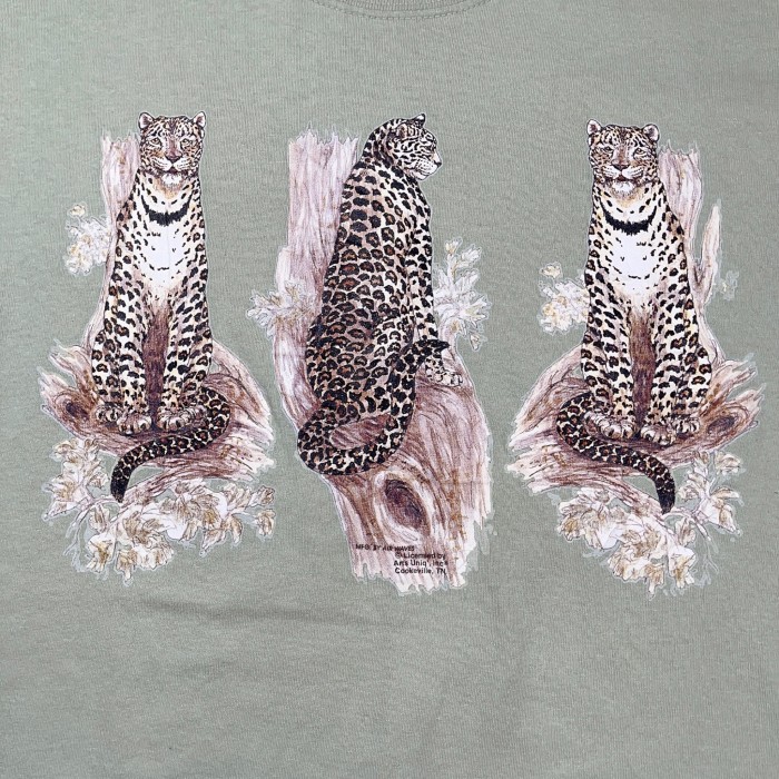 XLsize Panthera pardus Animal Tee | Vintage.City ヴィンテージ 古着