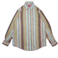 Ssize stripe multicolor shirt マルチストライプ シャツ 長袖 24032313 | Vintage.City 古着屋、古着コーデ情報を発信