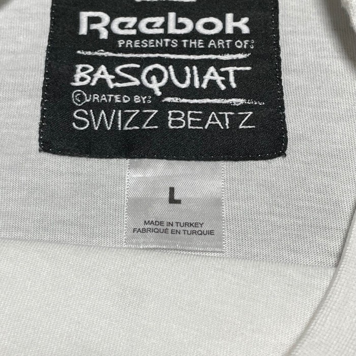 激レア Reebok × BASQUIAT × SWIZZ BEATZ トリプルネーム半袖Tシャツ ホワイト Lサイズ | Vintage.City 빈티지숍, 빈티지 코디 정보