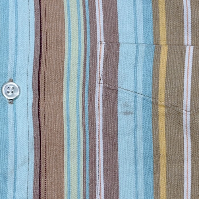 Ssize stripe multicolor shirt マルチストライプ シャツ 長袖 24032313 | Vintage.City 빈티지숍, 빈티지 코디 정보