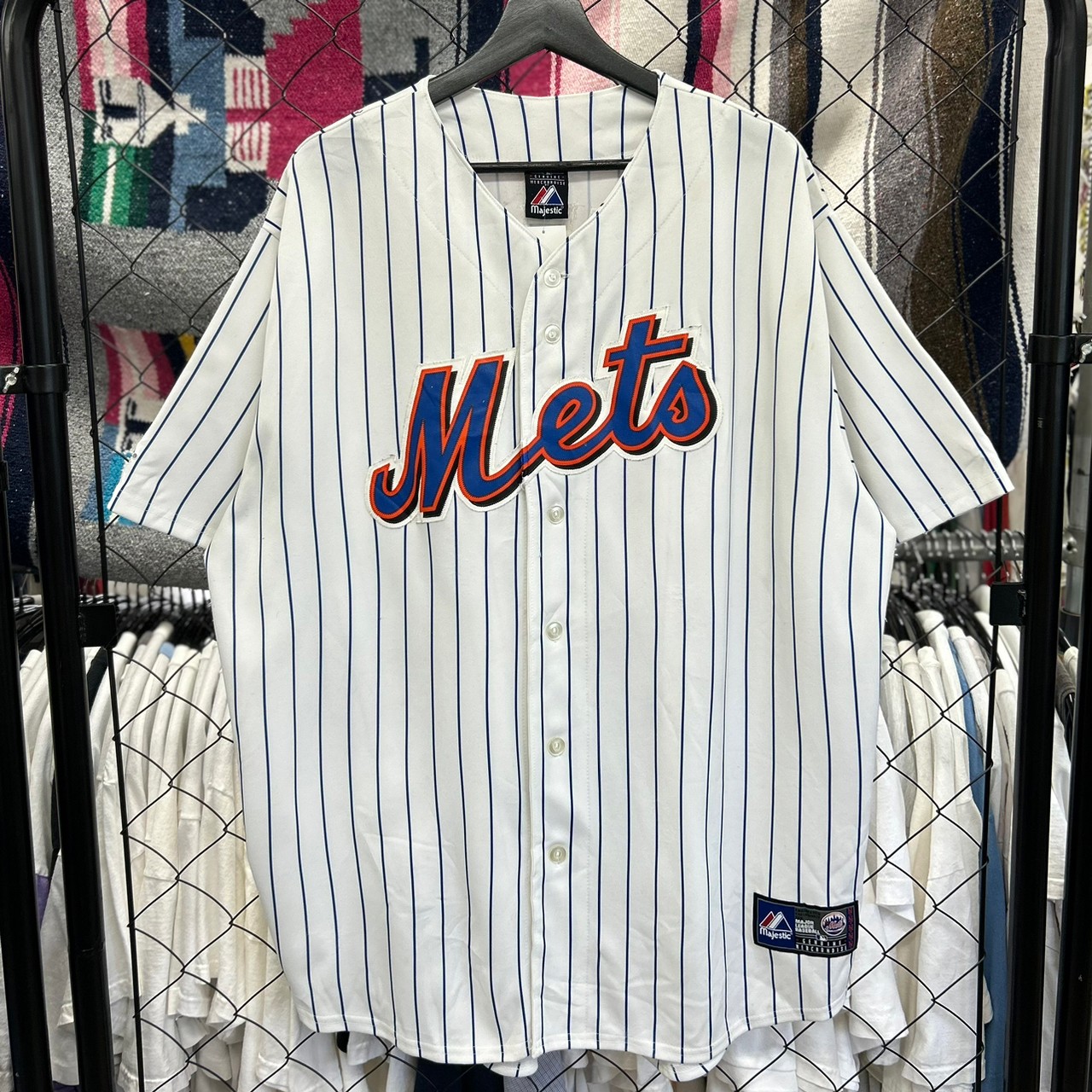 MLB ニューヨークメッツ ゲームシャツ マジェスティックアスレティック XL 古着 古着屋 埼玉 ストリート オンライン 通販 |  Vintage.City