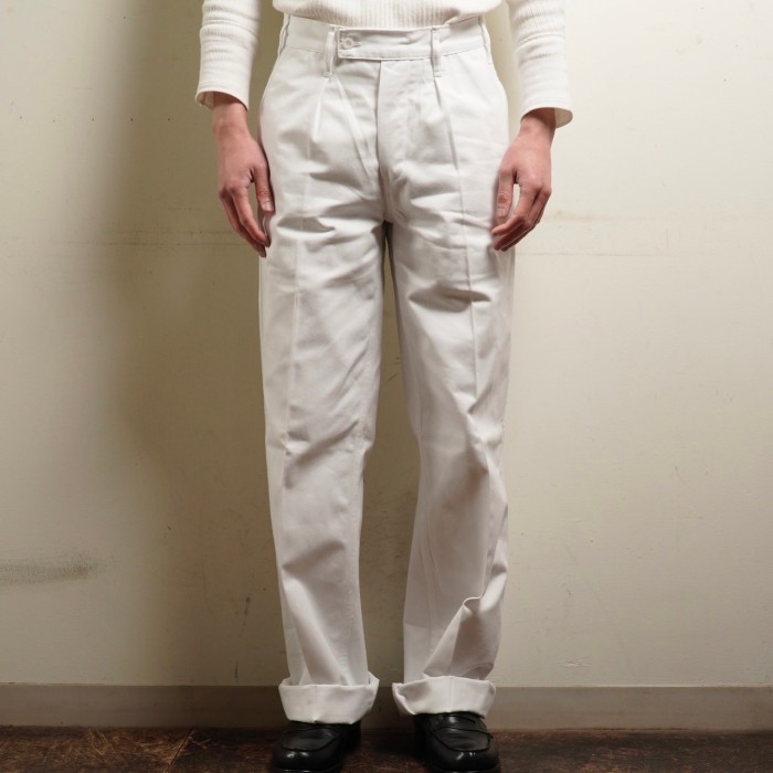 Dutch Military White Chef Pants | Vintage.City 빈티지숍, 빈티지 코디 정보
