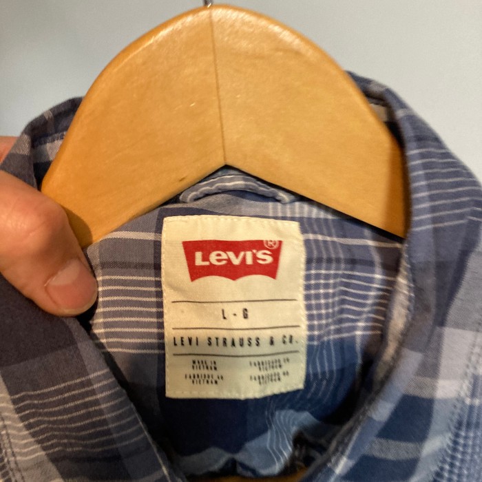 Levi’s チェック柄 半袖シャツ L-G | Vintage.City 古着屋、古着コーデ情報を発信