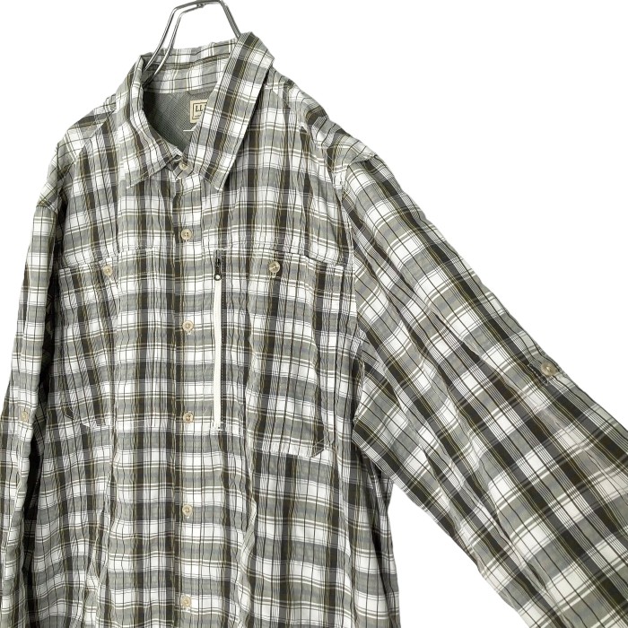 L.L.Bean L/S check design fishing shirt | Vintage.City 古着屋、古着コーデ情報を発信