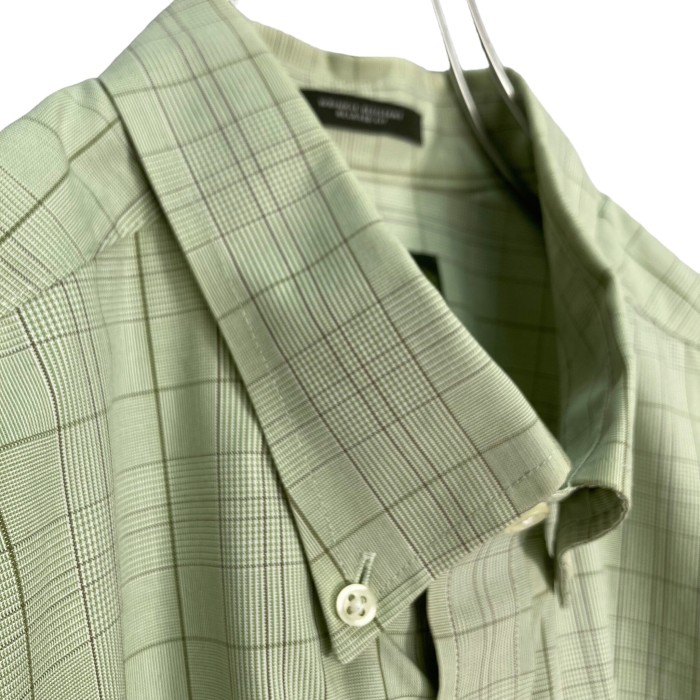 90s Eddie Bauer L/S Green check shirt | Vintage.City 빈티지숍, 빈티지 코디 정보