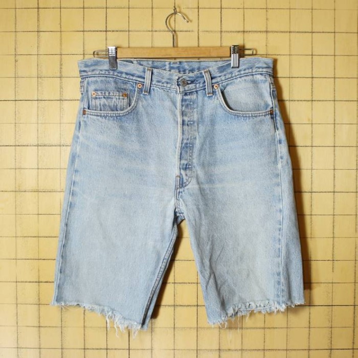 USA製 Levis リーバイス 501 カットオフ ジーンズ デニム パンツ ...