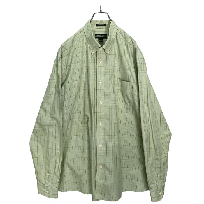 90s Eddie Bauer L/S Green check shirt | Vintage.City Vintage Shops, Vintage Fashion Trends