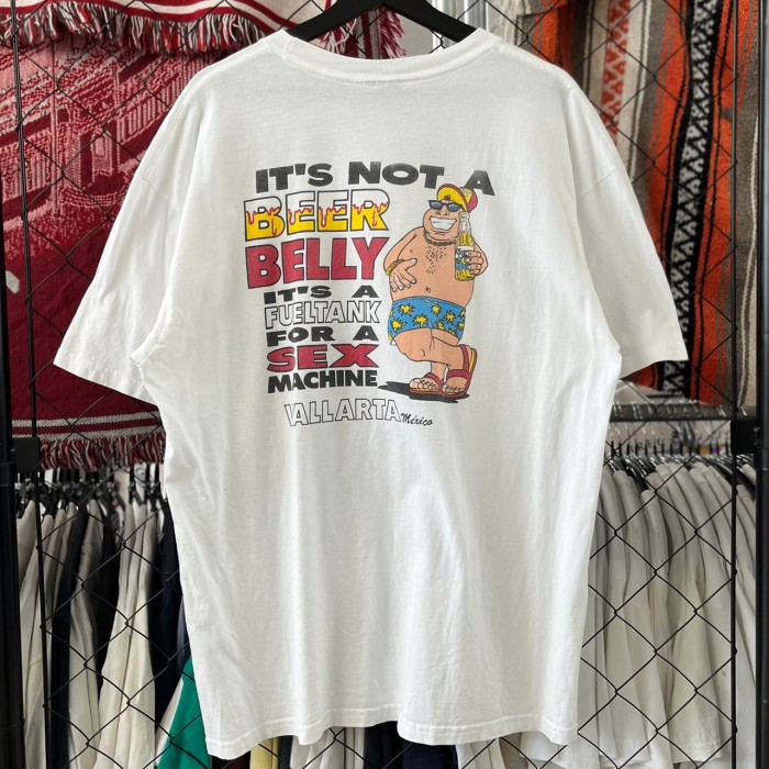 ファニー系 デザインプリント tシャツ XL 古着 古着屋 埼玉 ストリート 