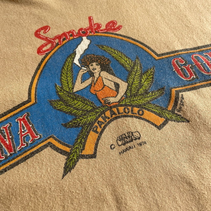 70年代 USA製 crazy shirts HAWAII クレイジーシャツ KONA GOLD