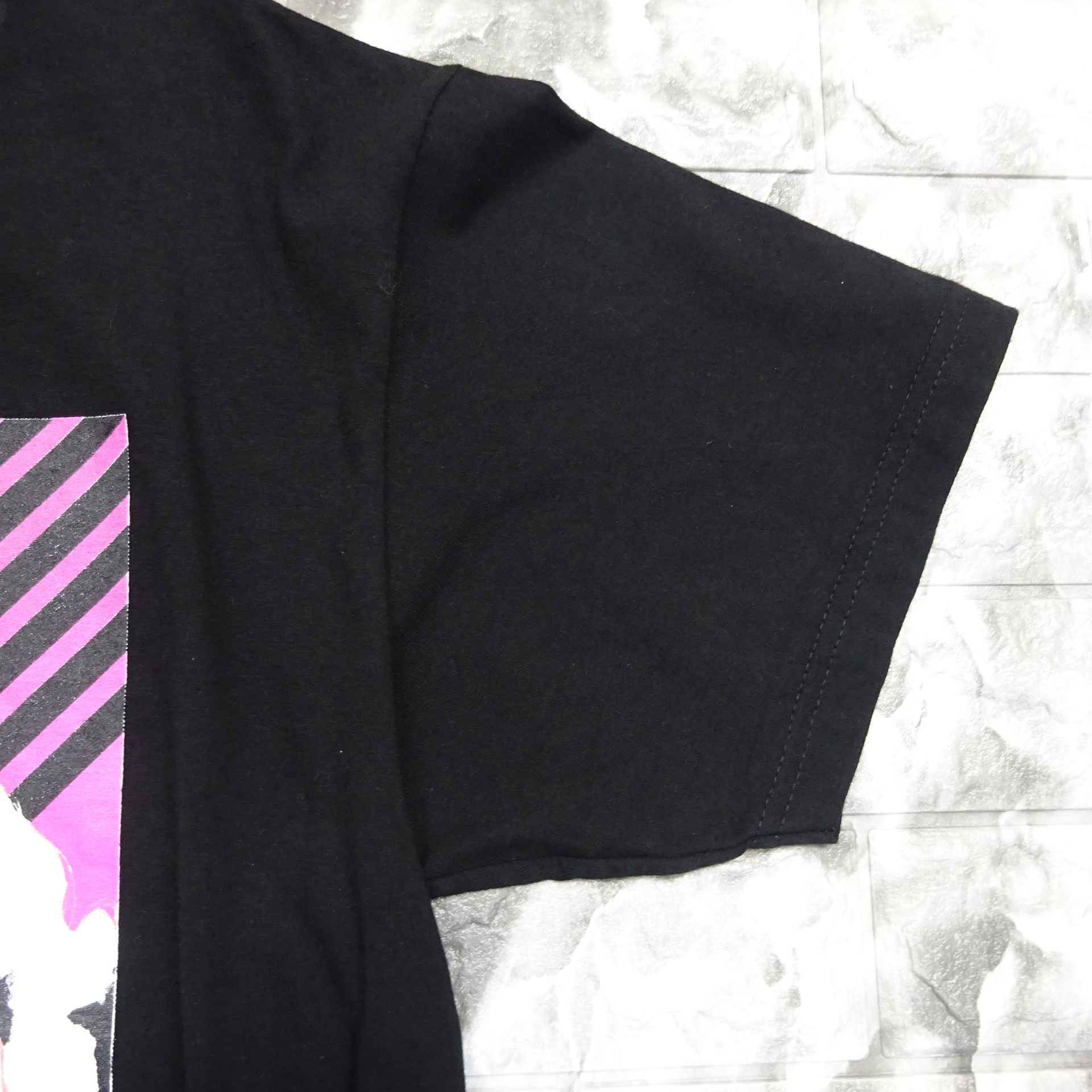 ラジオデイズ Tシャツ XL ブラック ピンク マリリンモンロー 胸プリント 黒
