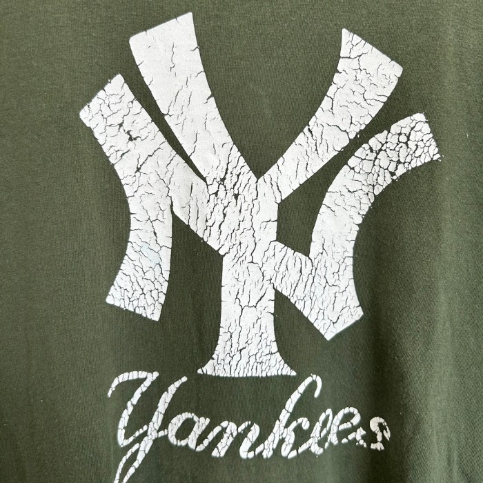 90s MLB ニューヨークヤンキース チーム系 半袖Tシャツ デザインプリント アンビル XL 古着 古着屋 埼玉 ストリート オンライン 通販 | Vintage.City ヴィンテージ 古着