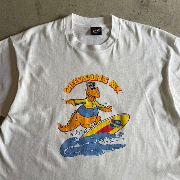 90年代 KRAFT CHEESASAURUS キャラクター 企業ロゴ アドバタイジング Tシャツ メンズXL | Vintage.City ヴィンテージ 古着